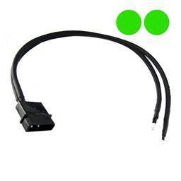 XSPC - Twin LED - 4-pin Molex - 5mm - Grøn