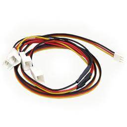 3 pin Y-kabel til 4 stk 3 pin 12V