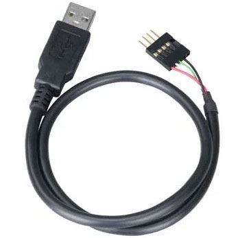 Akasa External to internal USB adapter - 40cm