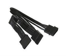 NZXT 4 Pin Molex til 3 x SATA 20 cm