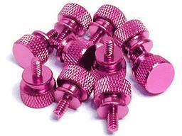 Fingerskrue - Lilla/Pink - 10 stk